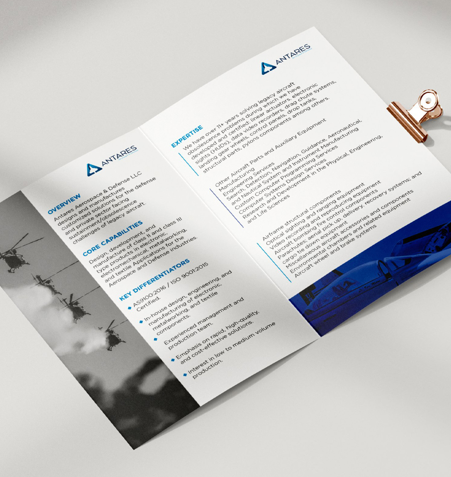 Antares brochure interior