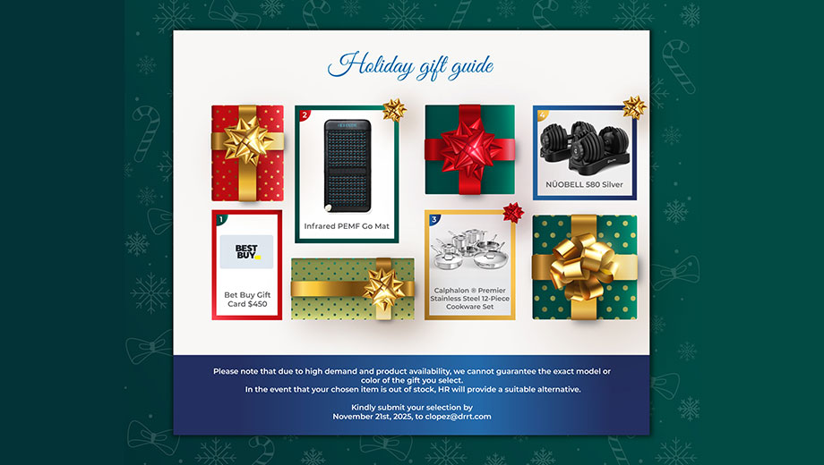 DRRT Holiday Gift Guide