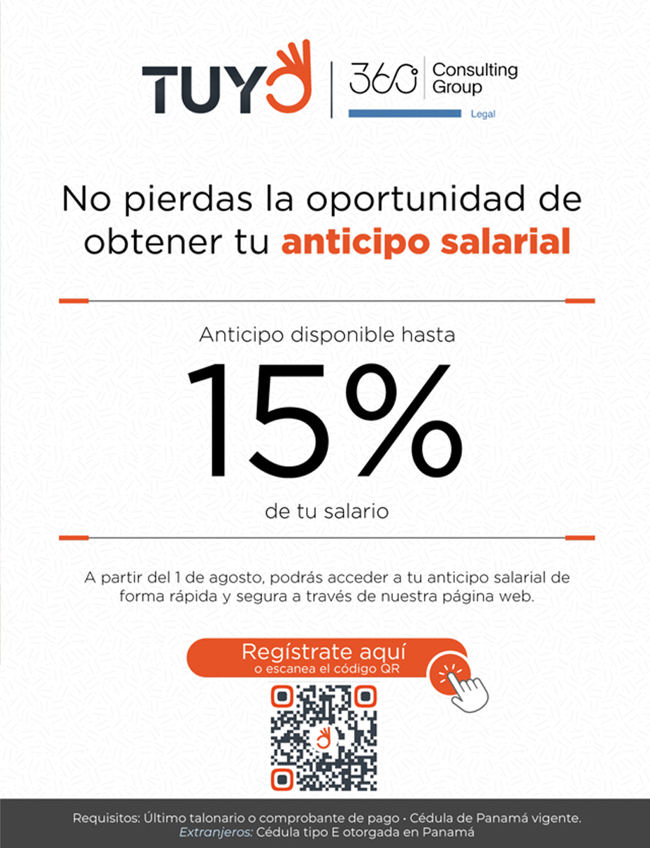 TUYO anticipo salarial 15%