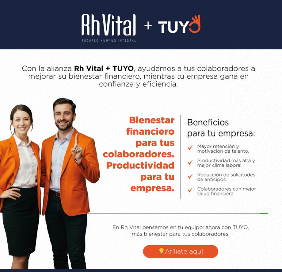 TUYO alianza RH Vital