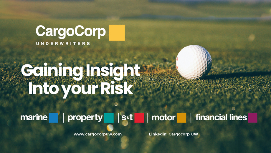 CargoCorp banner golf